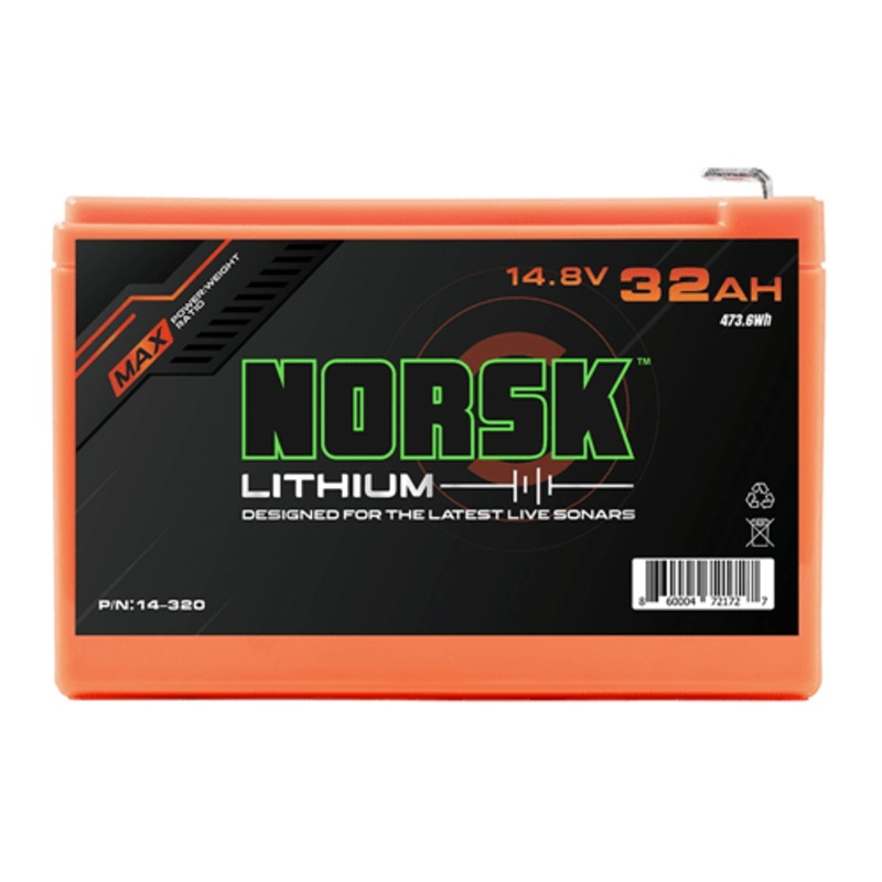 Norsk Lithium Battery 14.8Volt 32AH w Charger
