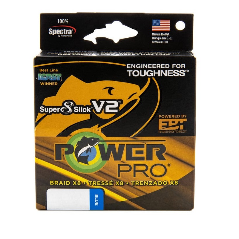Power Pro Super Slick  Braided Line Marine Blue