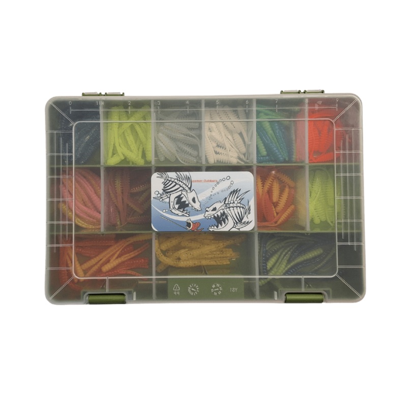Icemen Outdoors Panfish / Crappie Plastics Bait Kit 240 Pieces