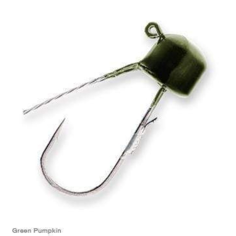 Z-Man Finesse Shroomz Weedless Head 1/5 Green Pumpkin