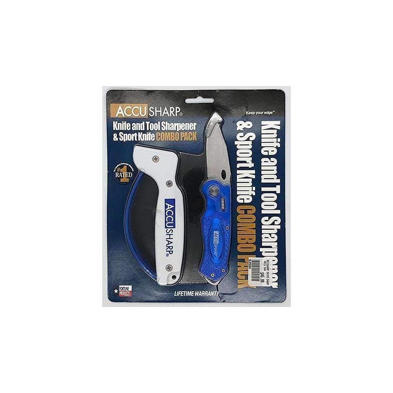 Accusharp Knife & Tool Sharpener Combo Pack