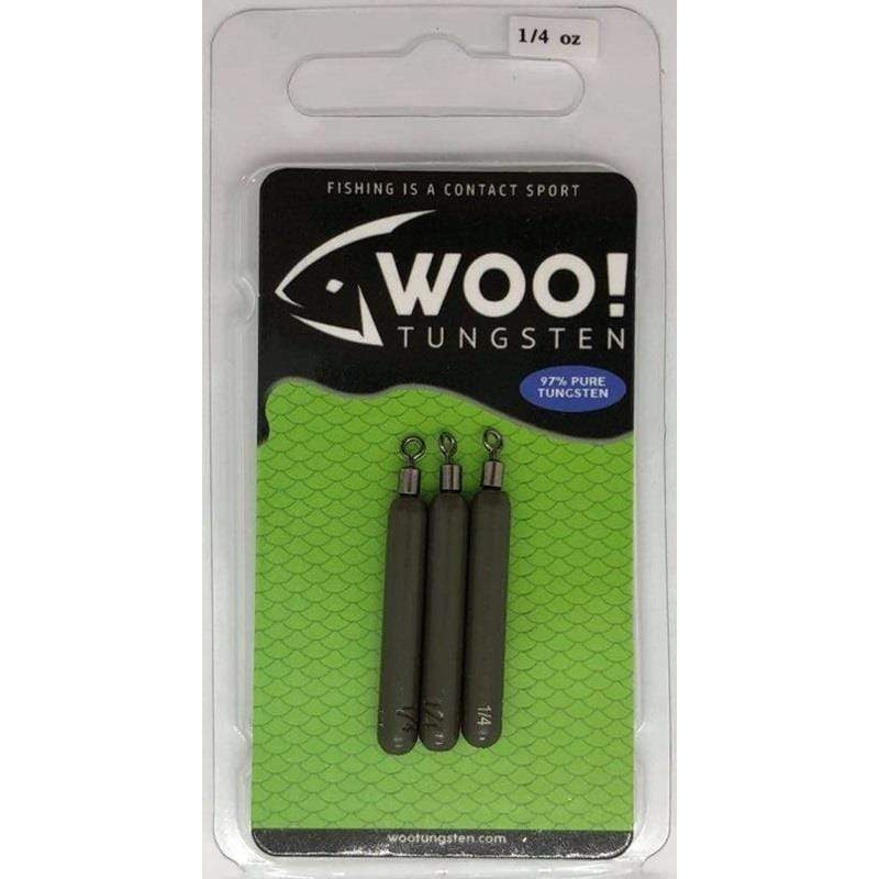 Woo Tungsten Cylinder Drop Shot Weights,Tie On