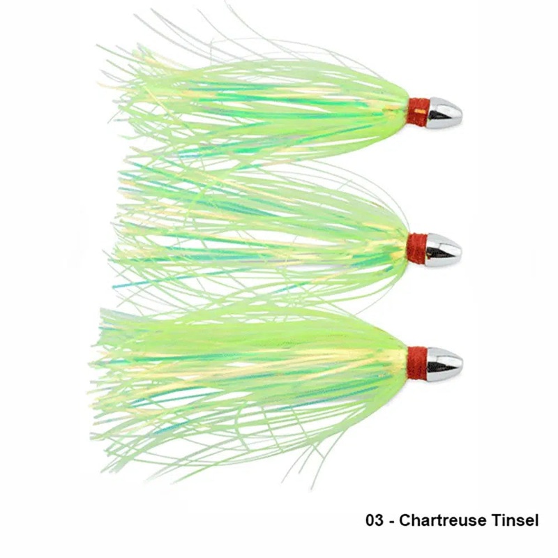 C&H Lures Pearl Baby (3pk) Skirted Trolling Lure