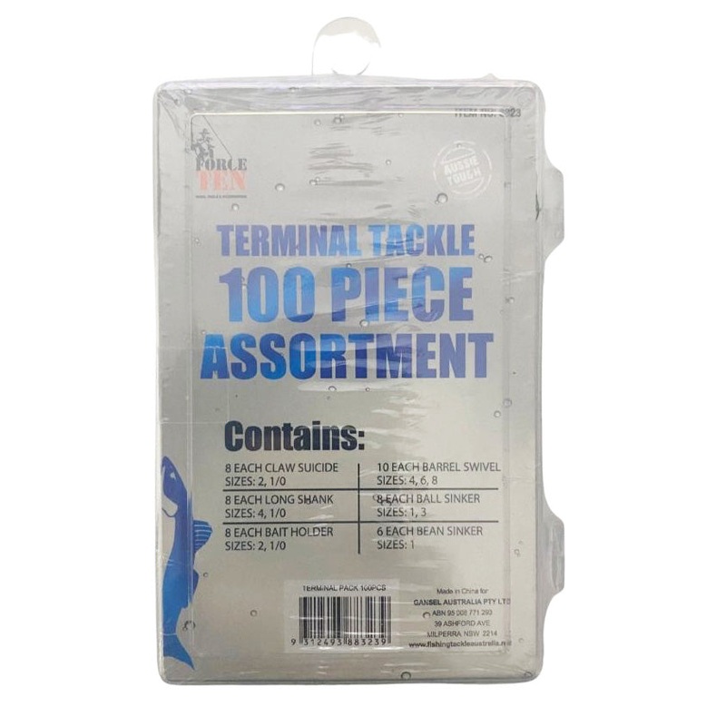 Force Ten Terminal Tackle 100 Piece Assortment