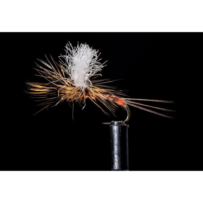 Hot Spot Brindle Para-Wulff Freshwater Fly