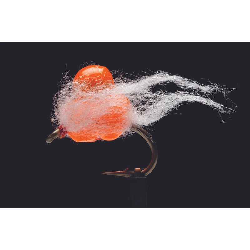 Otter's Soft Egg Cluster Tangerine Freshwater Fly