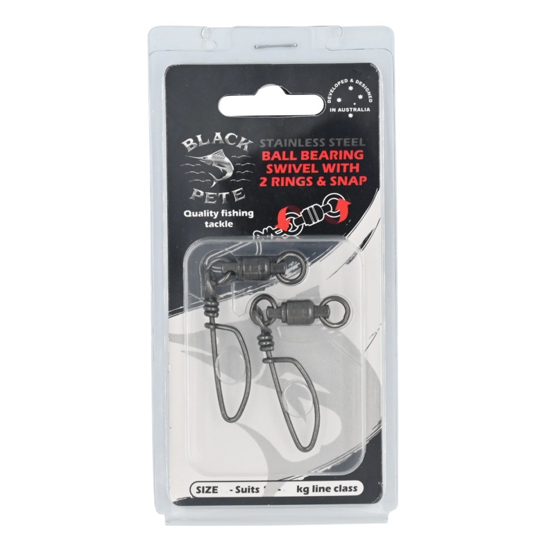 Black Pete Ball Bearing Snap Swivel