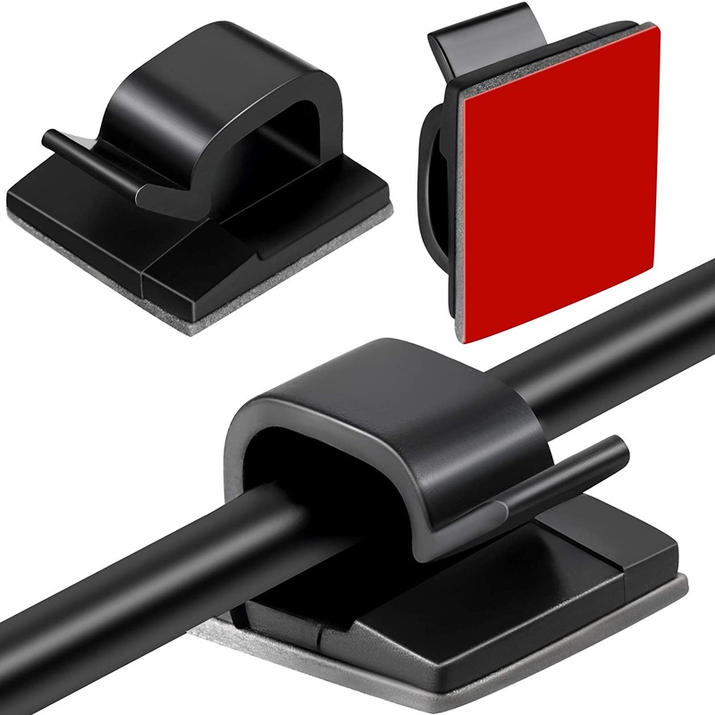 FishOn Cable Clips - Adhesive Wire Cable Clips