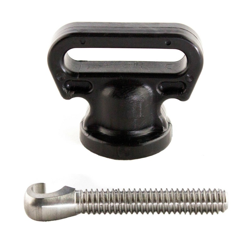YakAttack Vertical Tie Down - Leash Plug Adapter Mount (2 Pack)