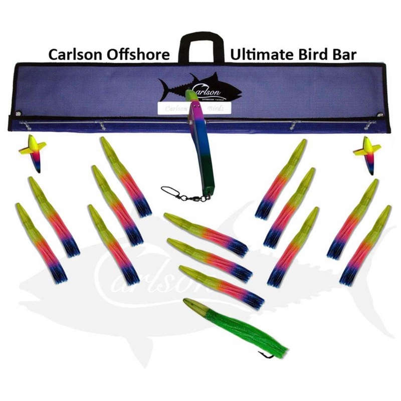 Carlson Ultimate Bird Bar 36" with 14 9" Machine Lures and 12" Machine Stinger