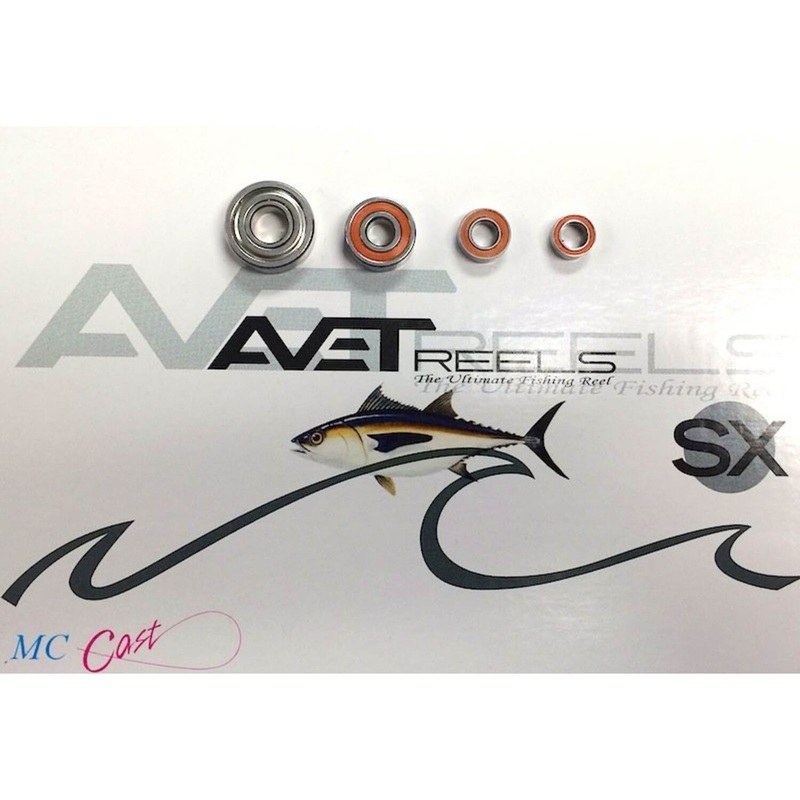 Sealed ABEC-7 Ceramic Ball Bearing Upgrade Kit For Avet SXJ-SX-MXJ-MXL