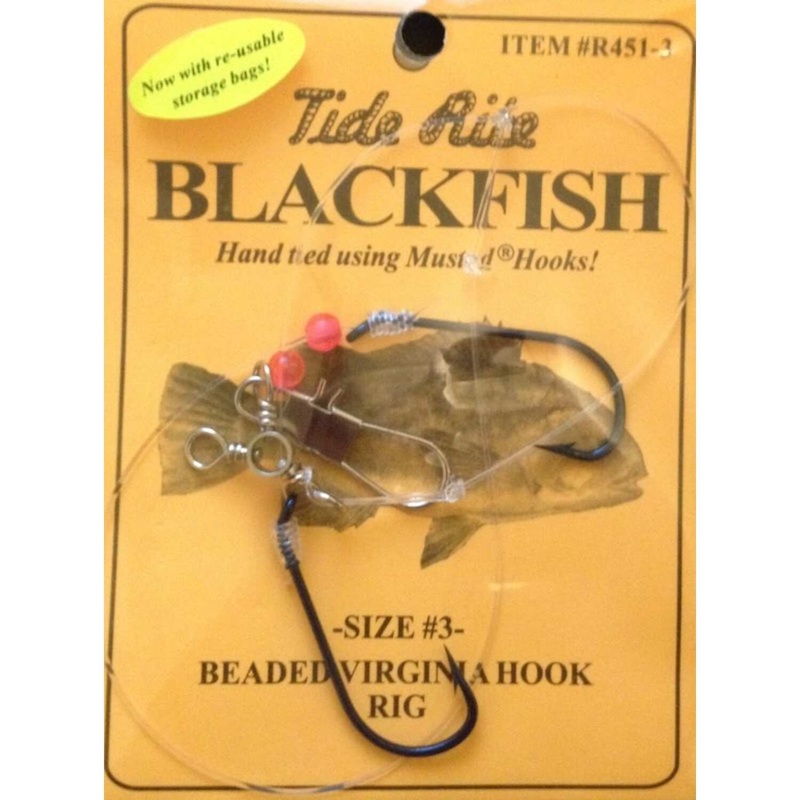 Tide Rite Blackfish Beaded Virginia Hook Rigs