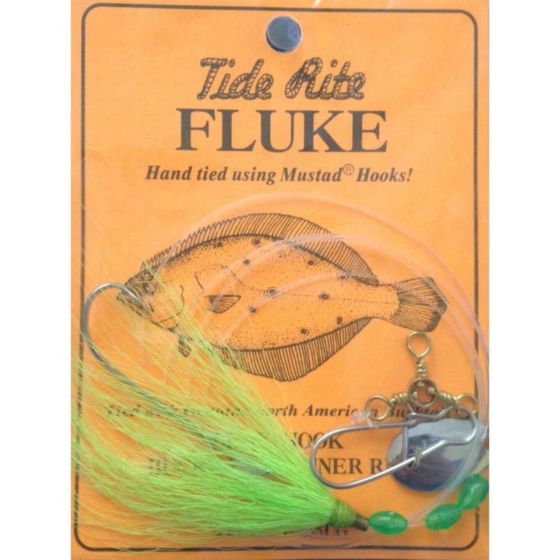 Tide Rite Fluke Beak Hook Bucktail Spinner Rigs