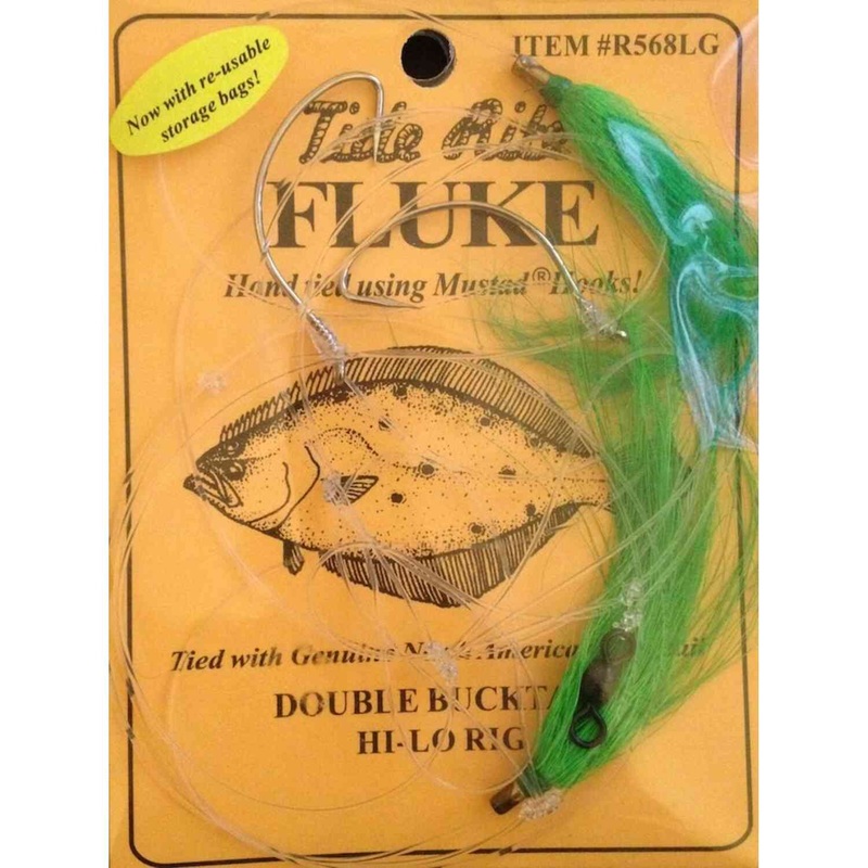 Tide Rite Fluke Double Bucktail Hi-Lo Rigs