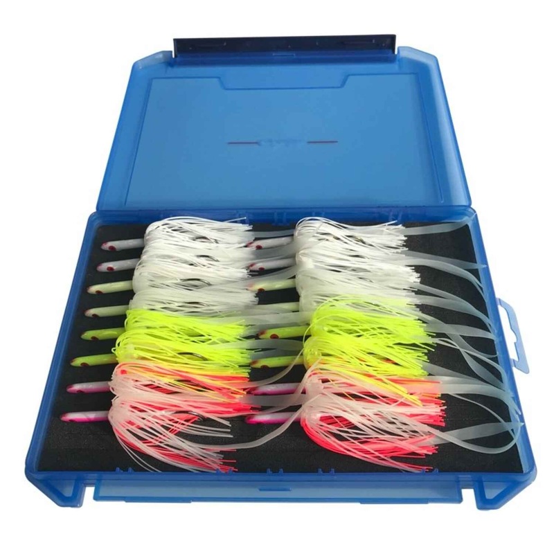 Tsunami Glass Minnow Teaser w/ Silicone Skirt Bundle