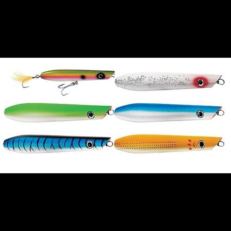 Tsunami Timber Lure Pencil Popper Plugs