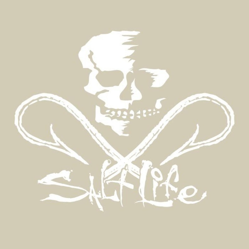 Salt Life Hooked Skull Decal