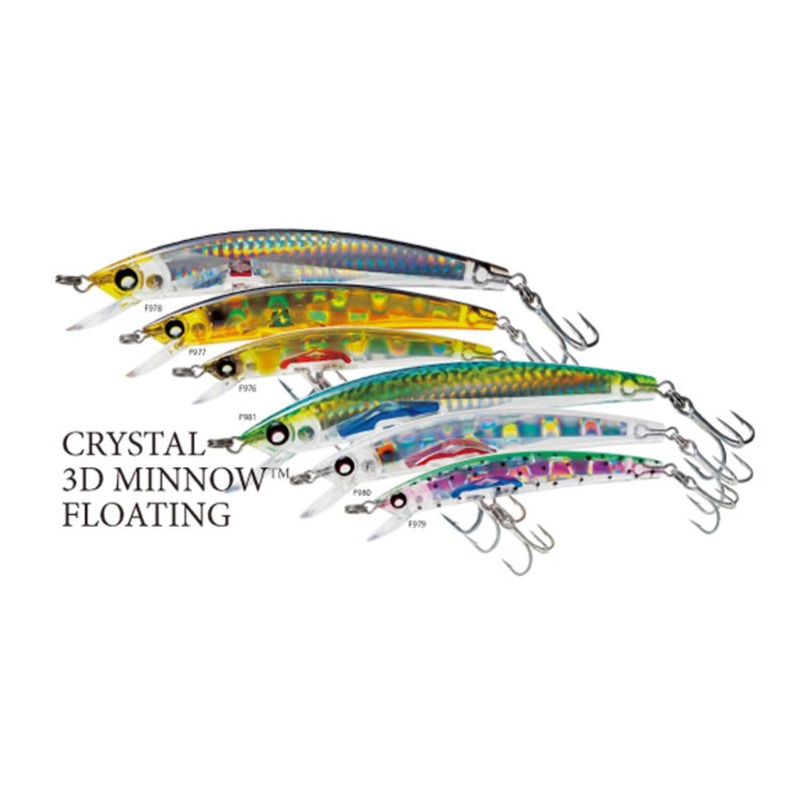 Yo-Zuri Crystal 3D Minnow Lures