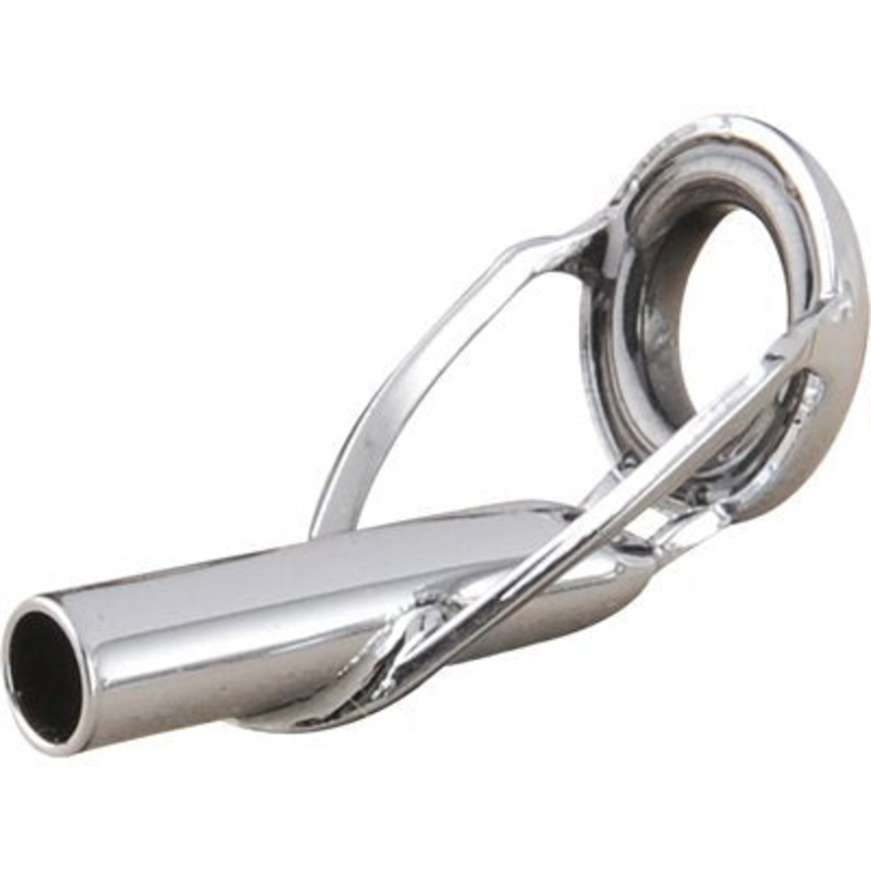 "P" Tip Tops - Chrome w/Zirc. Ring