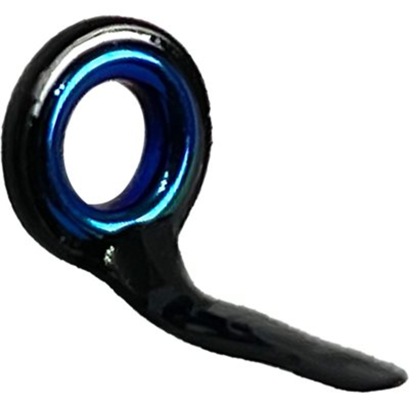 Single Foot "MK" Mini Guides - Black w/Blue Zirc. Ring