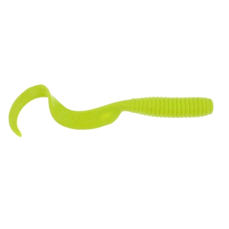 BERKLEY GULP! SALTWATER 5" GRUB CHARTREUSE