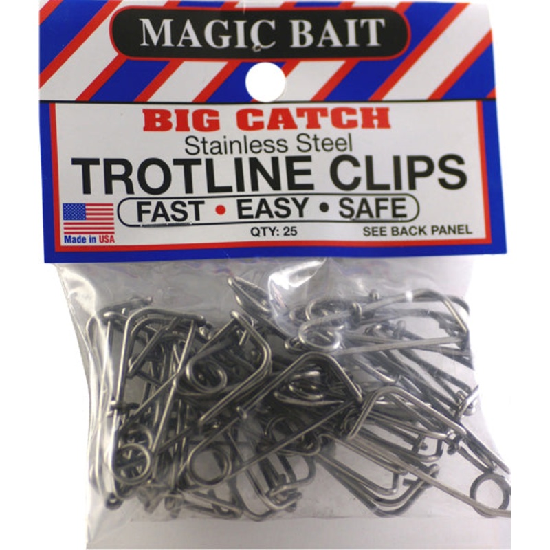 MAGIC BAITS SS TROTLINE CLIPS 25PK