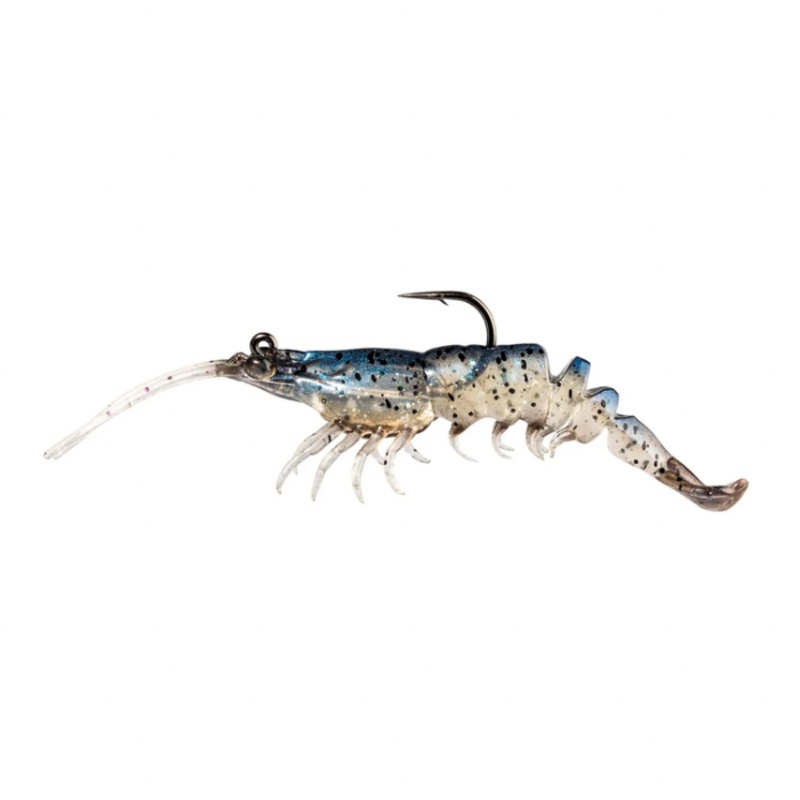 Z-MAN PRAWNSTARZ 3.5" WHITE SHRIMP 2 PACK