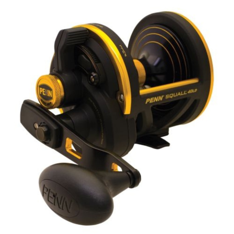 PENN SQUALL SQL40LD 5.1:1 LEVER DRAG CONVENTION REEL