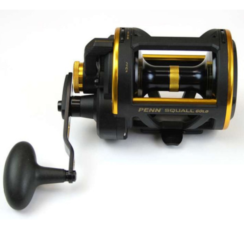 PENN SQUALL SQL60LD 4.3:1 LEVER DRAG CONVENTIONAL REEL