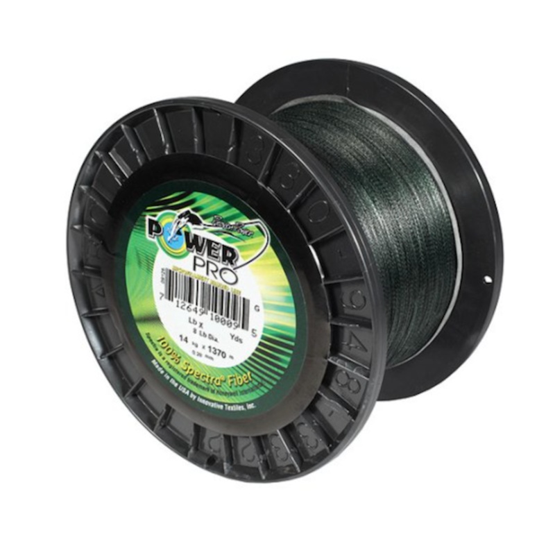 POWERPRO SPECTRA FIBER MOSS GREEN 200# 3000YDS BULK