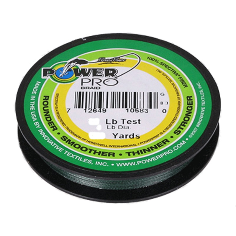 POWERPRO SPECTRA FIBER MOSS GREEN 80# 150YDS