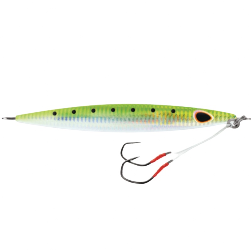 WILLIAMSON KENSAKI 170 JIG 6" 6OZ UV GREEN SARDINE ZEBRA