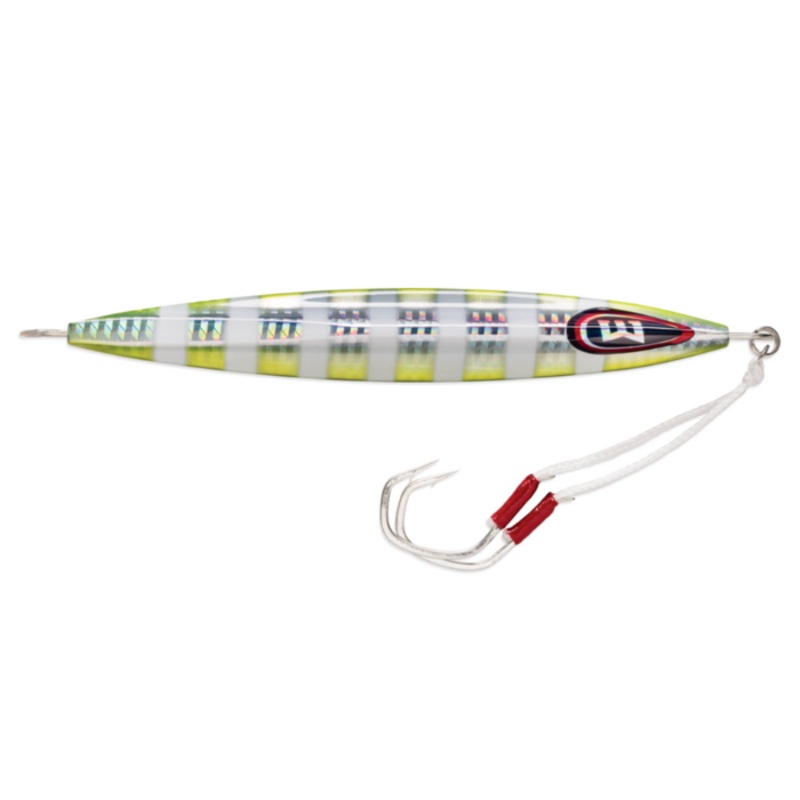 WILLIAMSON KENSAKI 220 JIG 6.75" 7-3/4OZ CHARTREUSE BLINK