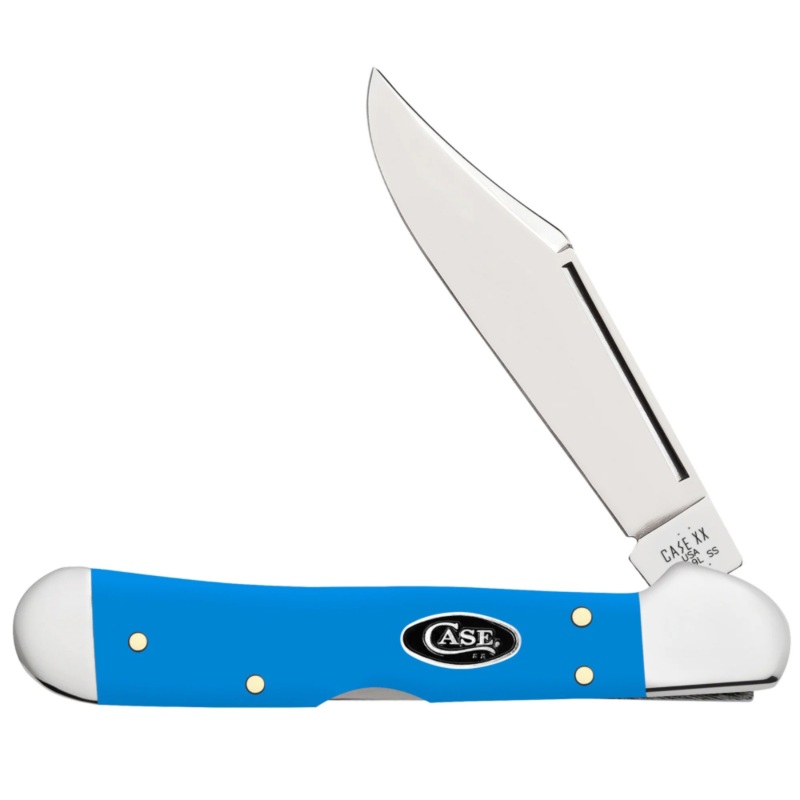 CASE MINI COPPERLOCK 1 BLADE 3 5/8" LIGHT BLUE SYNTHETIC