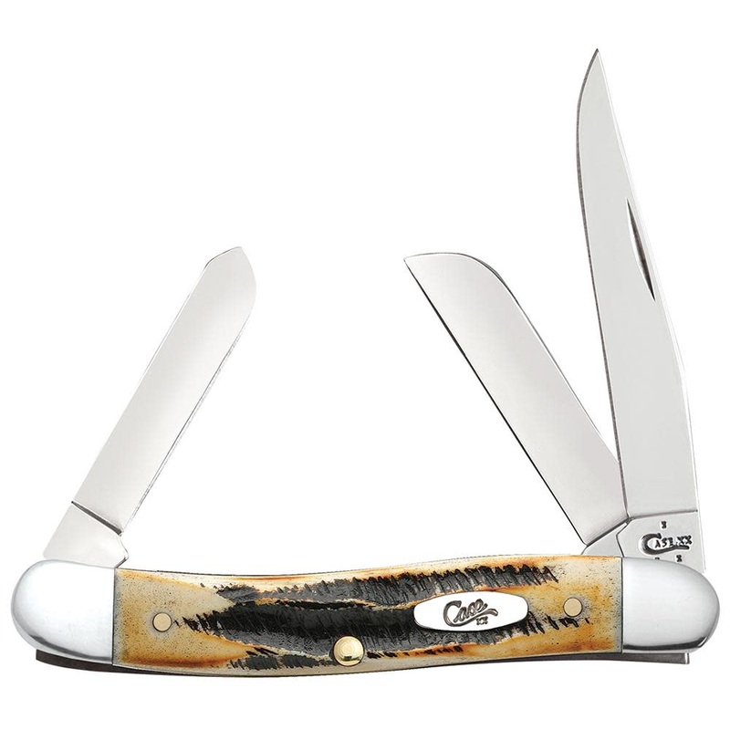 CASE STOCKMAN MEDIUM 3 5/8" 3 BLADE - 6.5 BONESTAG