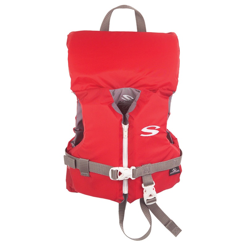 STEARNS CLASSIC INFANT LIFE JACKET - UP TO 30LBS - RED