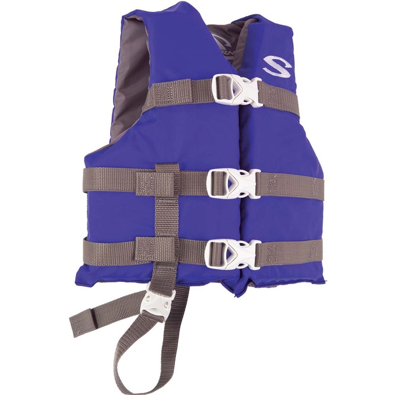 STEARNS CLASSIC SERIES CHILD LIFE JACKET - 30-50LBS - BLUE/GREY