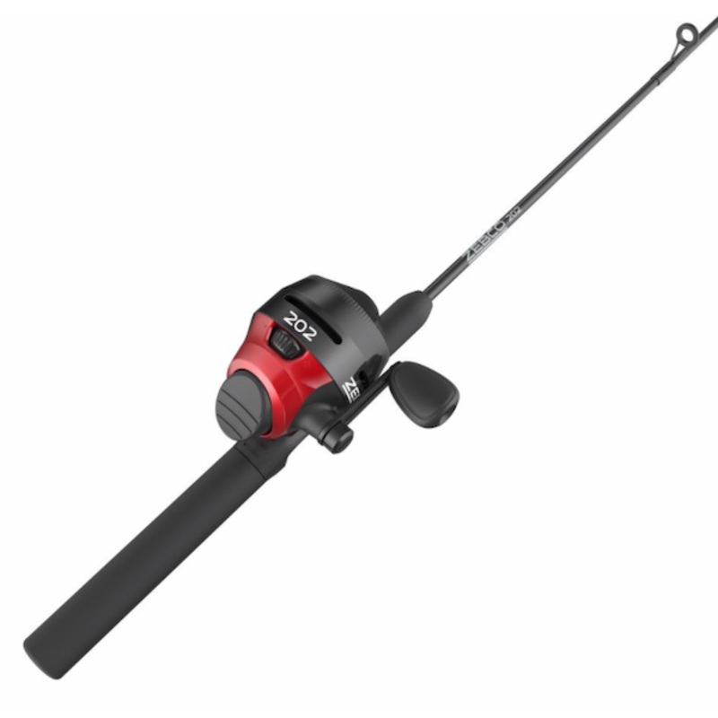 ZEBCO 202 SPINCAST COMBO 2PC ML 5'6"