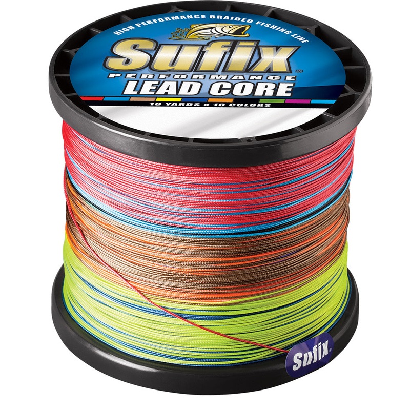 SUFIX PERFORMANCE LEAD CORE 10 COLOR METERED 12LB 600 YDS