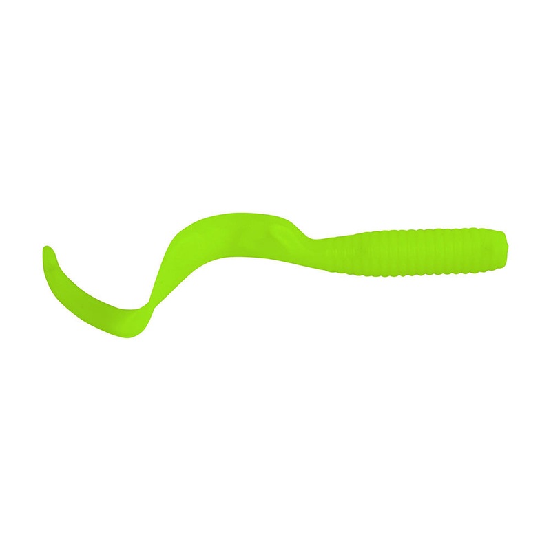 BERKLEY GULP! SALTWATER 4" GRUB CHARTREUSE