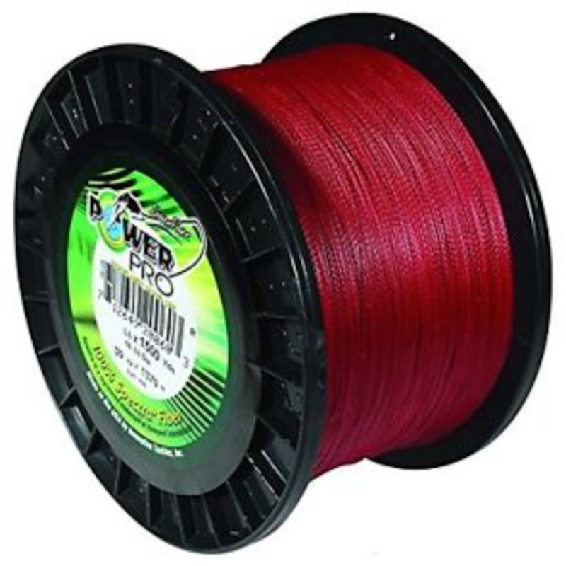 POWERPRO SPECTRA FIBER VERMILLION RED 15# 1500YDS