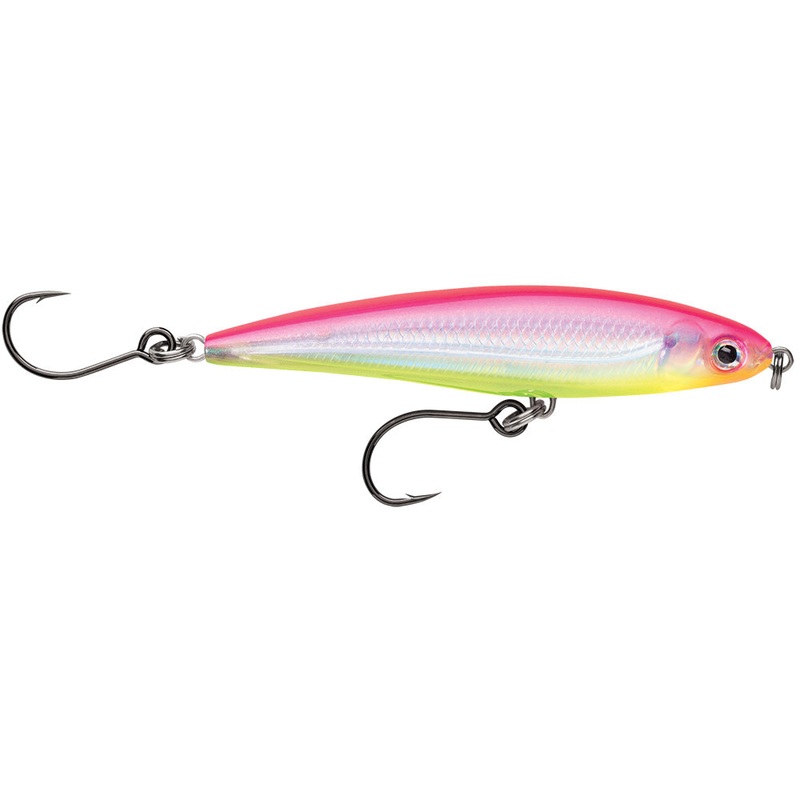 RAPALA X-RAP TWITCHIN MINNOW 4" ELECTRIC CHICKEN