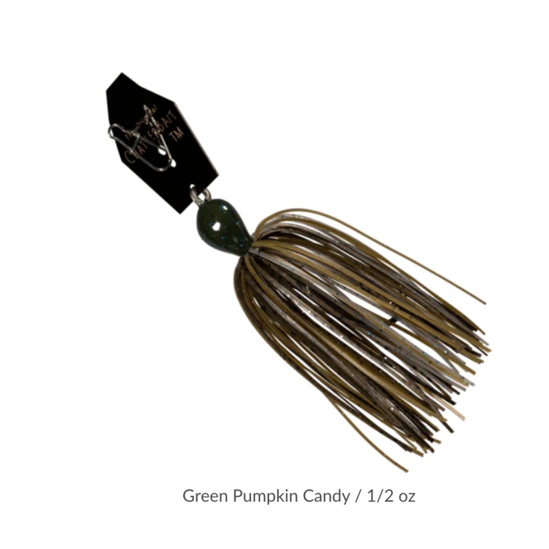 Z-MAN BIG BLADE CHATTERBAIT 1/2 OZ GREEN PUMPKIN