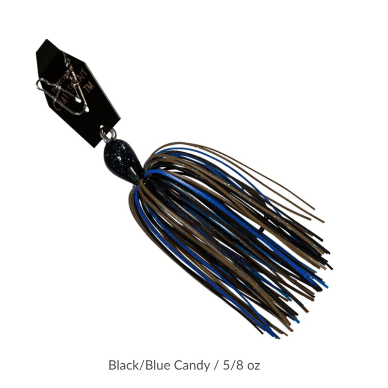 Z-MAN BIG BLADE CHATTERBAIT 5/8 OZ BLACK/BLUE CANDY