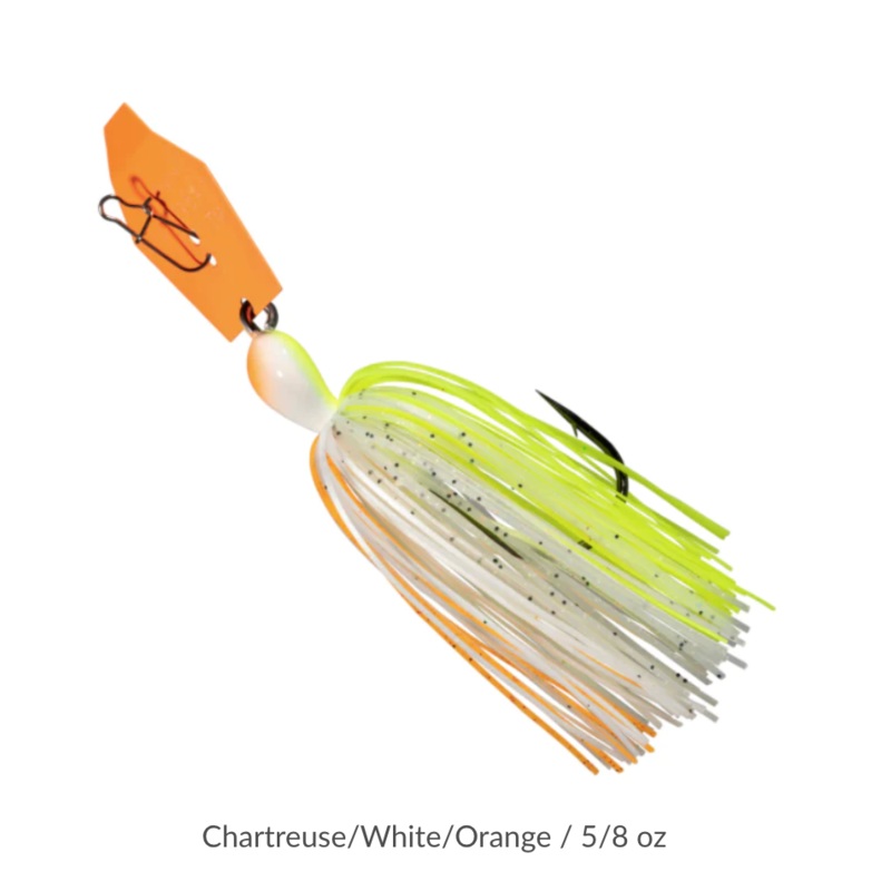 Z-MAN BIG BLADE CHATTERBAIT 5/8 OZ CHARTREUSE/WHITE/ORANGE