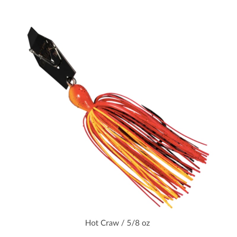 Z-MAN BIG BLADE CHATTERBAIT 5/8 OZ HOT CRAW