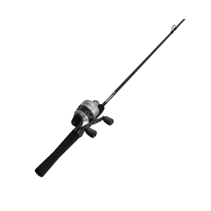 ZEBCO 33 BLACK SPINCAST COMBO 2PC M 6'