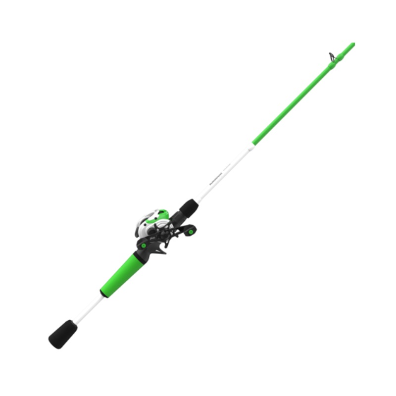 ZEBCO ROAM BAITCAST COMBO GREEN RIGHT HAND MH 6'6"