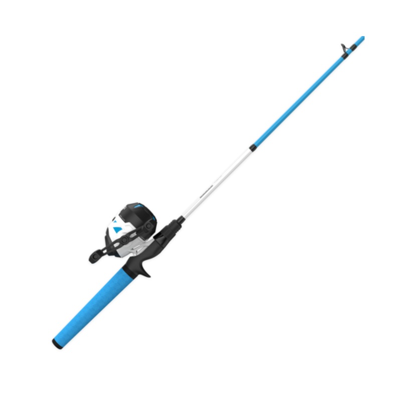 ZEBCO ROAM SPINCAST COMBO BLUE 2PC M 6'