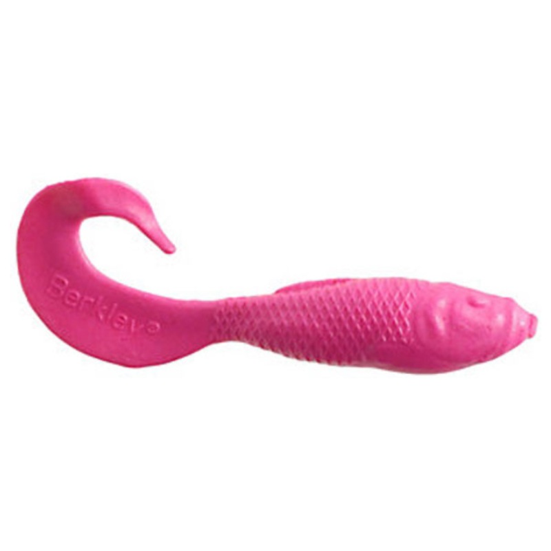 BERKLEY GULP! SALTWATER 5" SWIMMING MULLET PINK 1/2 PINT (8OZ)
